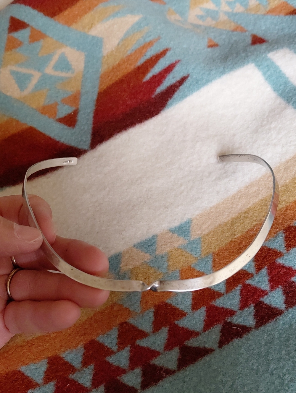950 Sterling Silver Collar Necklace